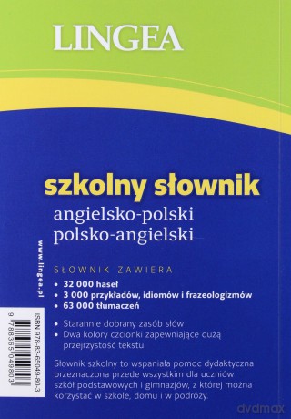 Szkolny słownik angielsko-polski i polsko-angielski [KSIĄŻKA]