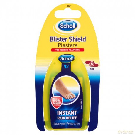 Scholl Problemy Stóp Plastry Na Pęcherze Na Palcach Stóp Hydra-Gel 1op-6szt