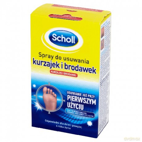 Scholl Problemy Stóp Spray Do Usuwania Kurzajek I Brodawek 80ml