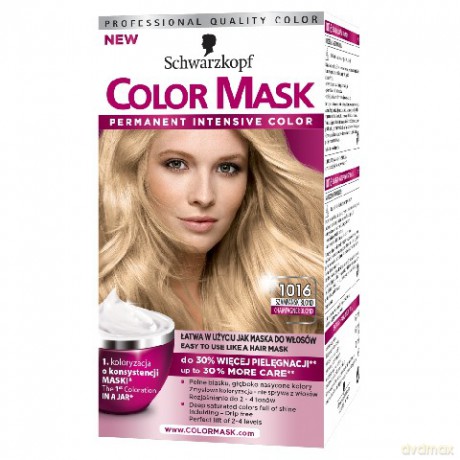 Schwarzkopf Color Mask Farba Do Włosów Szampański Blond Nr 1016 1 Op.