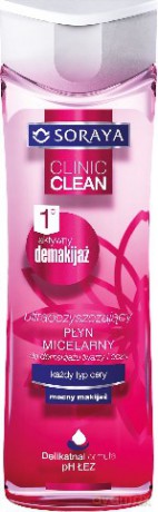 Soraya Clinic Clean Płyn Micelarny Do Cery Każdego Typu 400ml