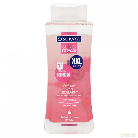 Soraya Clinic Clean Płyn Micelarny Do Cery Tłustej I Mieszanej 400ml