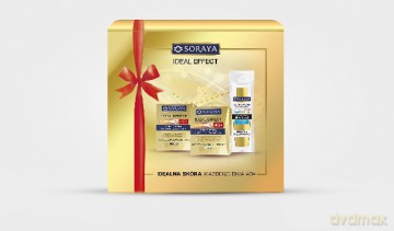 Soraya Zestaw Prezentowy Ideal Effect 40+ (krem Na Dzień 50ml+Krem Na Noc 50ml+Płyn Micelarny 200ml)