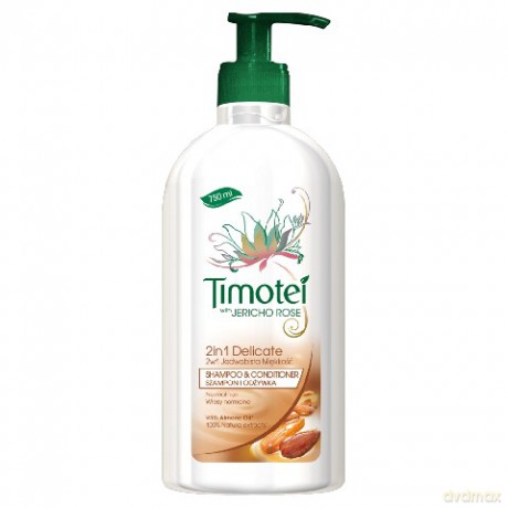 Timotei Szampon Do Włosów 2w1 Jedwabista Miękkość 750ml