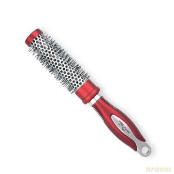 Top Choice Akcesoria Do Włosów Szczotka Do Włosów Exclusive Rozm S Okrągła Silver/Burgund 62018-01