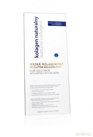 COLWAY Maska kolagenowa ze zlotem koloidalnym [KOSMETYKI]