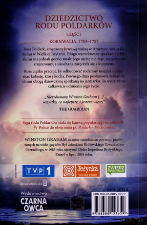 Ross Poldark Dziedzictwo rodu Poldarków (Tom 1) - Winston Graham [KSIĄŻKA]