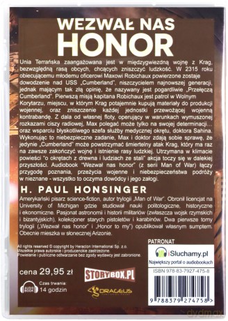 Man of War: Wezwał nas honor - Paul H. Honsinger [AUDIOBOOK]