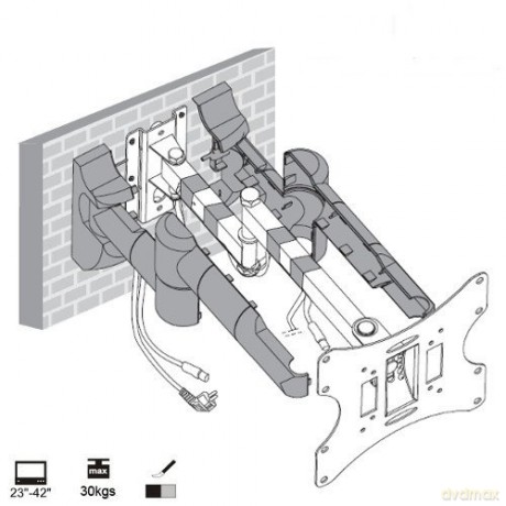 Maclean Uchwyt LCD MC-503b