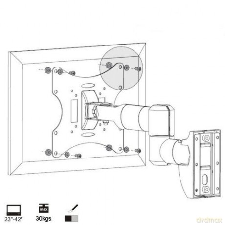 Maclean Uchwyt LCD MC-503b