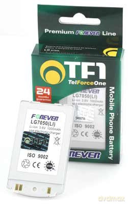 Bateria TFO do LG G7050 1000 mAh Li-Ion