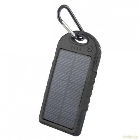 Bateria uniwersalna zewnętrzna solarna Forever PB-016 5000 mAh czarna