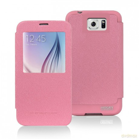 Etui Mercury WoW Bumper do Samsung i9500 Galaxy S4 różowe