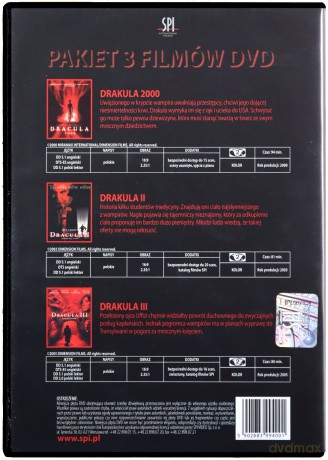 Dracula: Trylogia [3DVD]