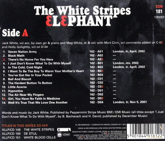 The White Stripes: Elephant [CD]