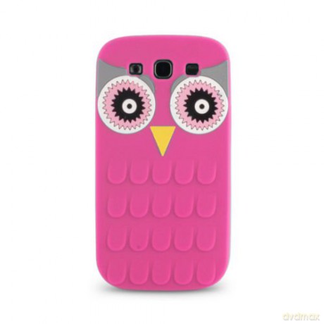 Nakładka Animal 3D Owl do LG Leon różowa