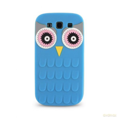 Nakładka Animal 3D Owl do LG Spirit niebieska