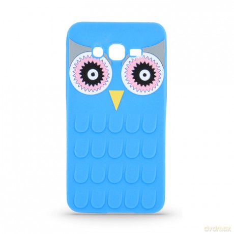 Nakładka Animal 3D Owl do Samsung G530 Grand Prime niebieska