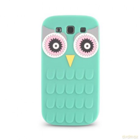 Nakładka Animal 3D Owl do Samsung J500 miętowa