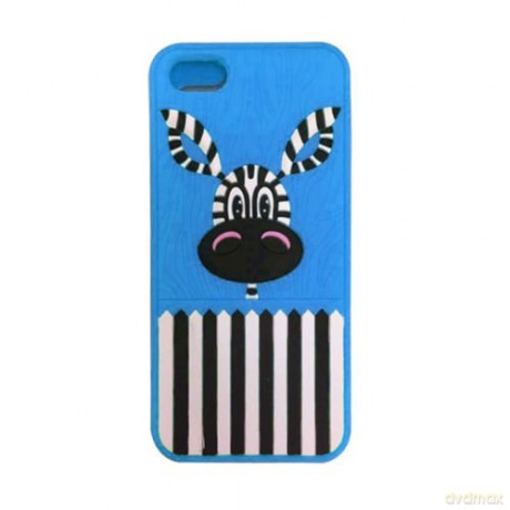 Nakładka Animal 3D Zebra 2 do iPhone 6 niebieska