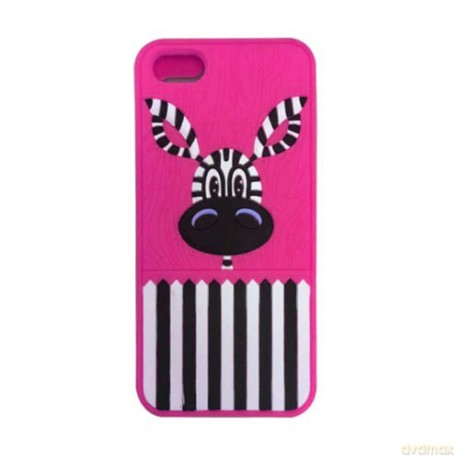 Nakładka Animal 3D Zebra 2 do iPhone 6 różowa