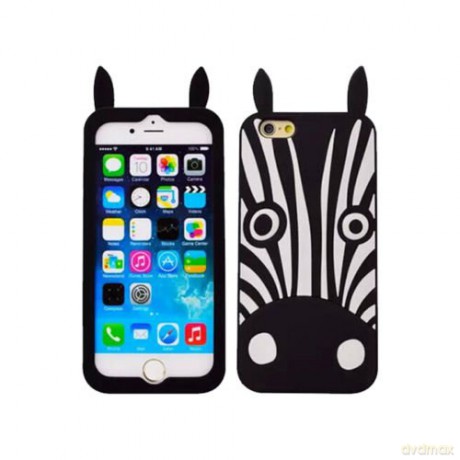 Nakładka Animal 3D Zebra do Samsung Galaxy A3 czarna