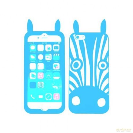 Nakładka Animal 3D Zebra do Samsung Galaxy A5 niebieska