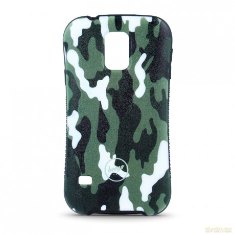 Nakładka Beeyo Soldier do Samsung G900 Galaxy S5 zielona