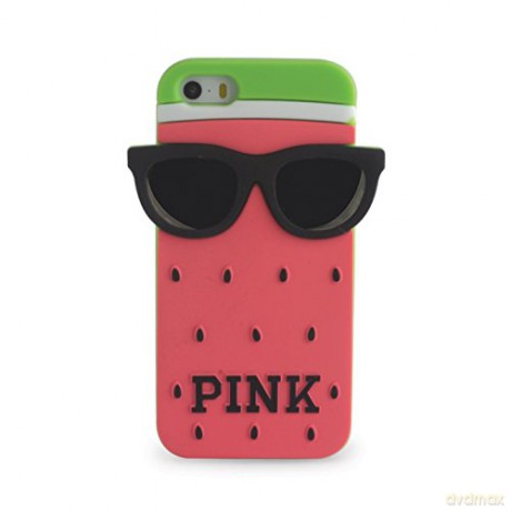 Nakładka Silicon 3D Watermelon do Samsung G360 Core Prime malinowa