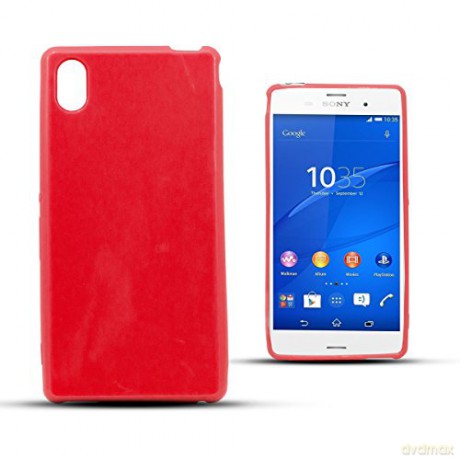 Nakładka Żel do Sony Xperia M4 Aqua czerwony