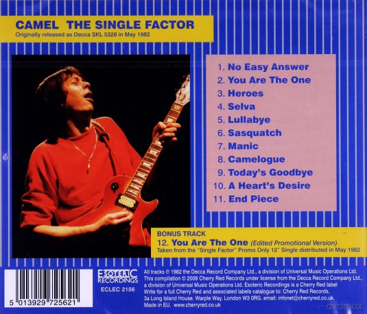 Camel: The Single Factor [CD]
