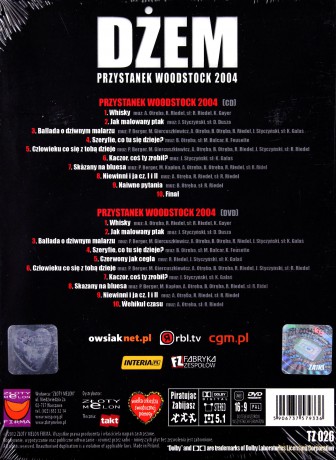 Dżem: Przystanek Woodstock 2004 (digipack) [CD]+[DVD]