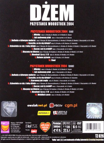 Dżem: Przystanek Woodstock 2004 (digipack) [CD]+[DVD]