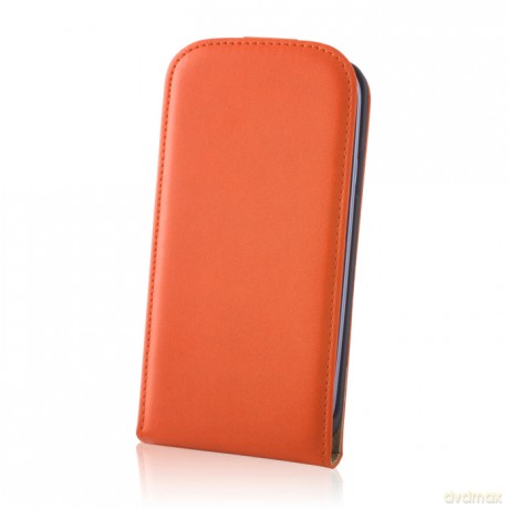 Pokrowiec Sligo DeLuxe do Mirosoft Lumia 435 pomarańczowy