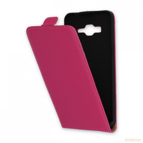 Pokrowiec Sligo DeLuxe do Samsung G530 Grand Prime 4G amarantowy
