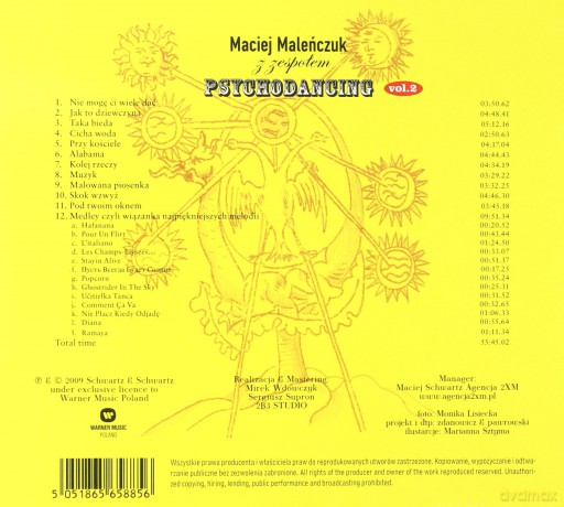 Maciej Maleńczuk Z Zespolem Psychodancing: Psychodancing 2 (Digipack) [CD]
