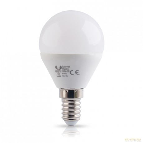 Żarówka LED E14 G45 4W 230V ciepła 3000K