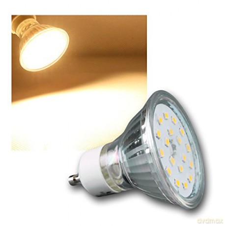 Żarówka LED GU10 45W 3000K Glass