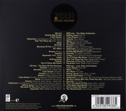Skunk Anansie: Smashes And Trashes (digipack) [2CD]+[2DVD]