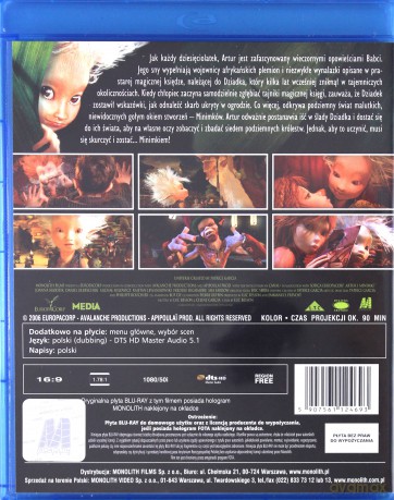 Artur i Minimki [Blu-Ray]
