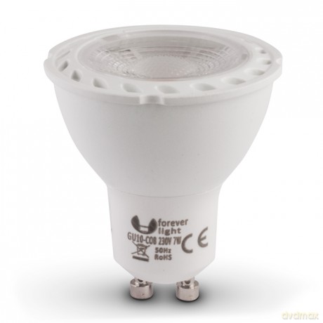 Żarówka LED GU10 COB 7 W 230 V biała ciepła 3000 K