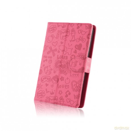 Uniwersalne etui Kids do tabletów 7" różowe