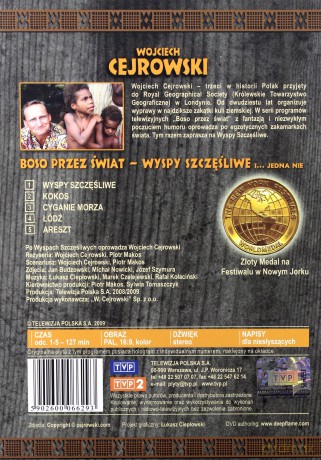 Boso Przez Świat: Wyspy Szczęśliwe - Wojciech Cejrowski [DVD]