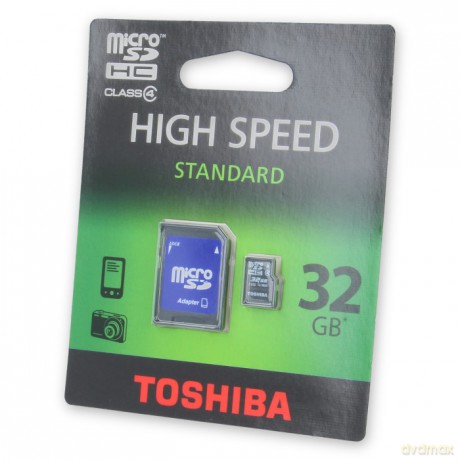 Karta pamięci Toshiba microSDHC 32 GB z adapterem