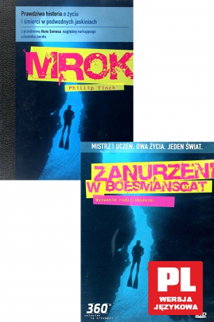 Phillip Finch: Mrok + Zanurzeni w Boesmansgat [książka]+[DVD]