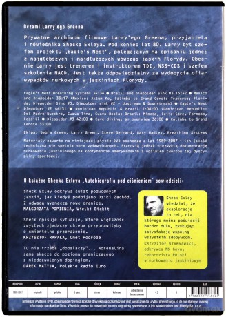 Sheck Exley: Autobiografia pod ciśnieniem + Oczami Larry'ego Greena [książka]+[DVD]