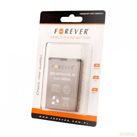 Bateria Forever do Nokia N97 mini 1400 mAh Li-Ion HQ
