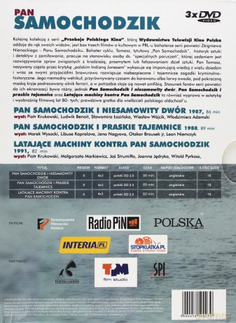 Pan Samochodzik: Pan Samochodzik i niesamowity dwór / Pan Samochodzik i praskie tajemnice / Latające machiny kontra Pan Samochodzik BOX [3DVD]