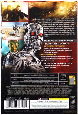 Terminator: Ocalenie wydanie kolekcjonerskie [2DVD]