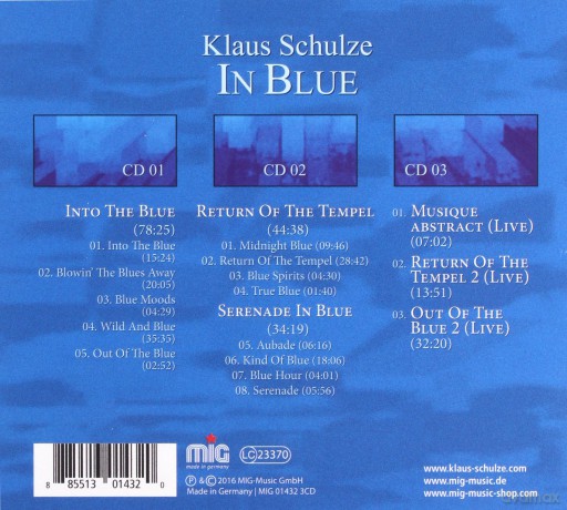 Klaus Schulze: In Blue [3CD]